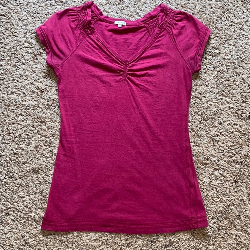 Maurices ruched cotton top
